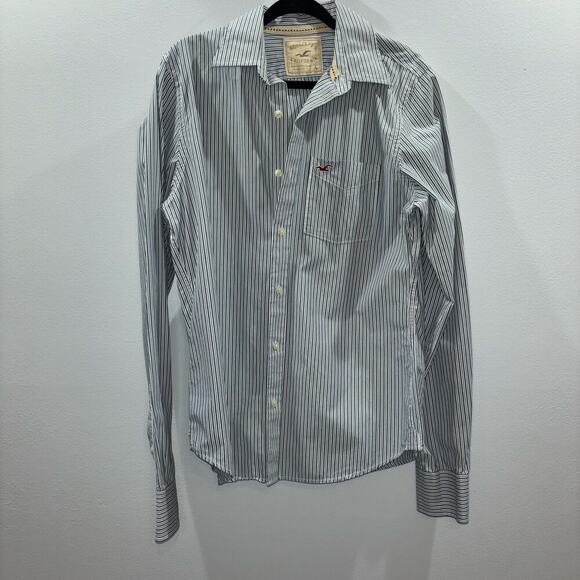 Vintage Y2K Hollister Button Down 100% Cotton Size Large - Picture 1 of 10